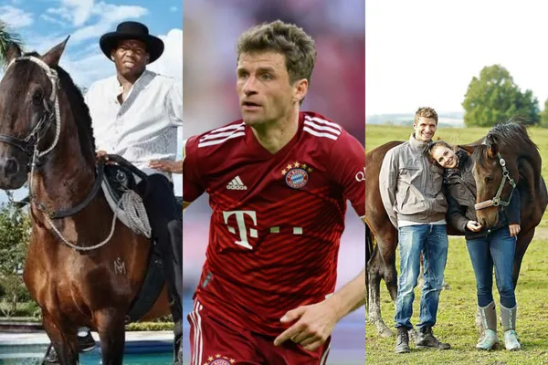 Faustino Asprilla es un fanático confeso de los caballos, igual que el alemán Thomas Müller, pero ambos tienen diferencias marcadas en ese hobbie.