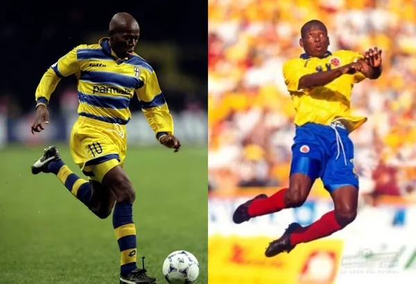 Faustino Asprilla es uno de los primeros jugadores colombianos que brilló en Europa.