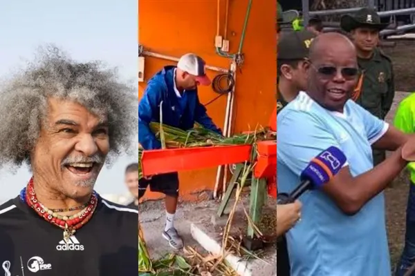 Faustino Asprilla está metido de lleno en el negocio de la caña de azúcar y Carlos Valderrama tiene en paralelo un negocio que marcha muy bien.