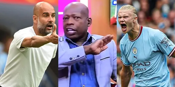 Faustino Asprilla reaccionó por la jugada sucia de Pep Guardiola a Erling Haaland.