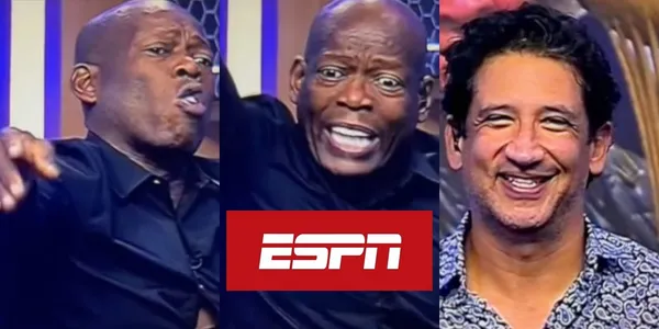 Faustino Asprilla se alborotó en ESPN Colombia y Antonio Casale gozó al ver como El Tino se desencajó.