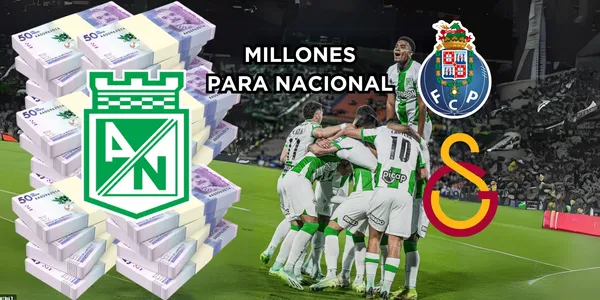 FC y Galatasaray tienen en la mira a una joya de Atlético Nacional.