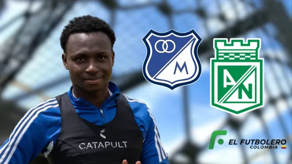 Félix Charrupí. Foto: redes de Millonarios y Nacional.