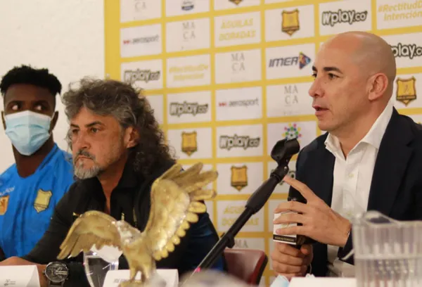 Fernando Salazar, el máximo accionista de Águilas Doradas, fue sancionado por el Comité Disciplinario del Campeonato por lo que hizo en la cabina del VAR tras el partido ante Once Caldas.