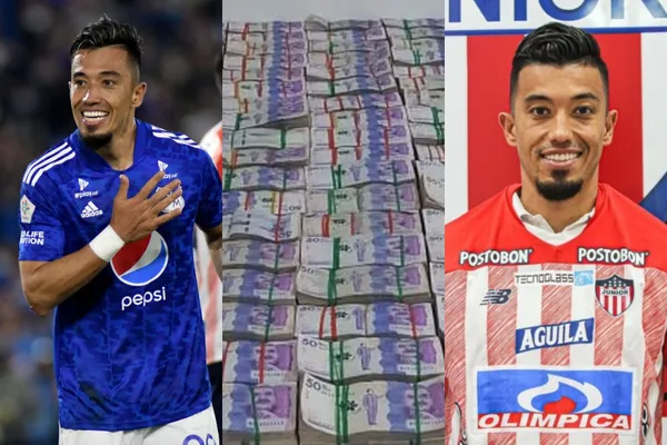 Fernando Uribe salió del Junior FC donde se fue a ganar millones y ahora Millonarios FC lo trajo de regreso.