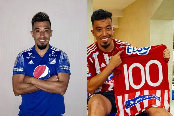 Fernando Uribe se fue de Junior FC y al parecer volvería a jugar en Millonarios FC.