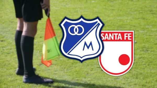 ¡Final en El Campín! Millonarios vs Santa Fe: el árbitro ya fue definido. Foto: Escudoteca y Pexels