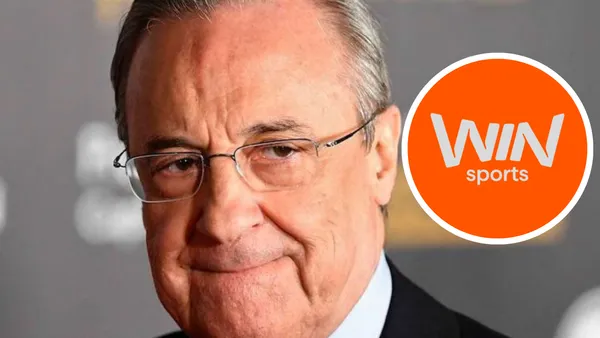 Florentino Pérez: Su polémica indirecta a Win Sports que no pasó desapercibida. Foto: Real Madrid y Win Sports