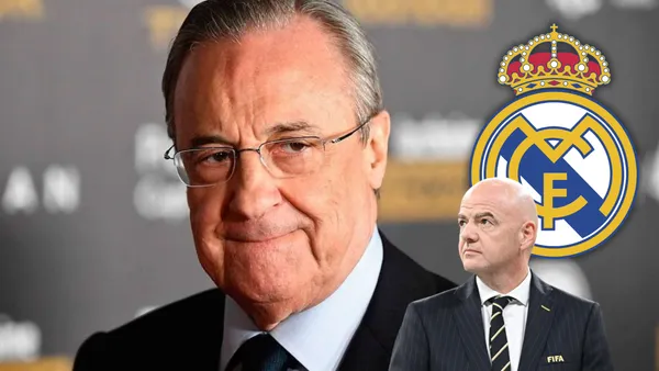 Florentíno Pérez tiene una carta a la FIFA que cambiaría el fútbol muy pronto Foto: FIFA, Escudoteca y Real Madrid