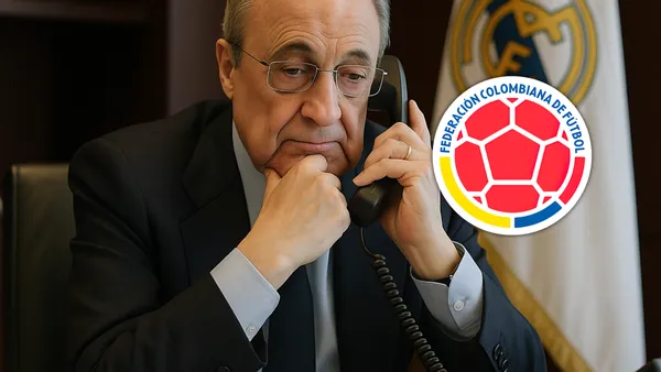 Florentino Pérez y el nuevo plan que tiene con el Real Madrid Foto: Creada con Chat GPT y Escudoteca