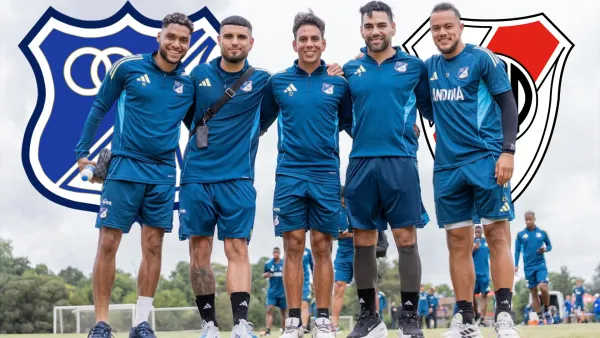 Formación Millonarios vs. River plate