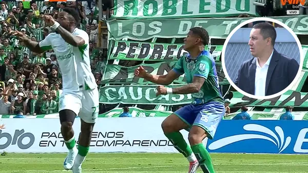 Fortaleza vs Atlético Nacional Foto: Captura de Win Sports