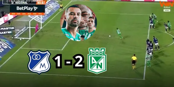 Foto: Atlético Nacional Twitter / Captura de pantalla Win Sports