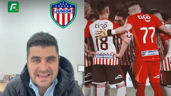 Foto: Captura de pantalla El Futbolero y Junior FC