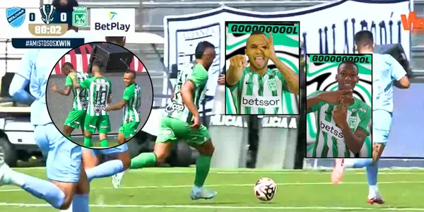 Foto: Captura de pantalla Win Sports / Atlético Nacional Twitter