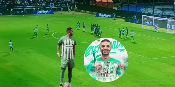 Foto: Captura de pantalla Win Sports / Atlético Nacional Twitter
