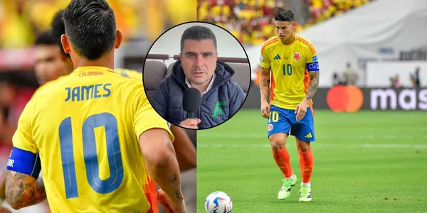 Foto: James Rodríguez Twitter / Captura de pantalla El Futbolero Colombia