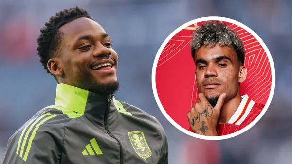 Foto: redes de Aston Villa y Luis Díaz.