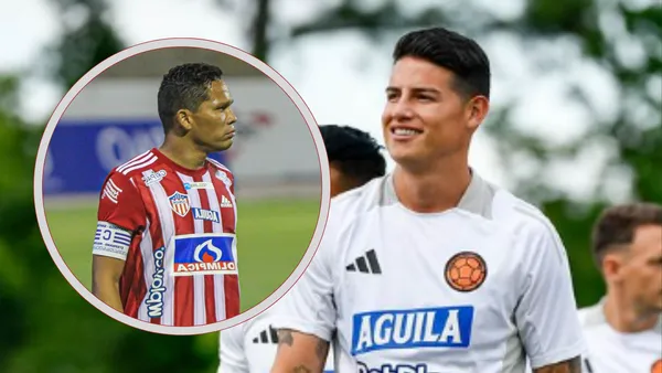 Foto: redes de Carlos Bacca y James.
