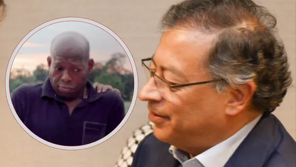 Foto: redes de Gustavo Petro y Faustino Asprilla.