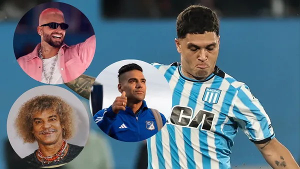 Foto: redes de Maluma, Millonarios, Juanfer y el Pibe.