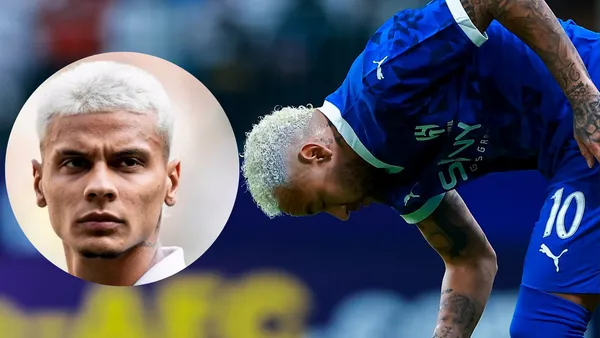 Foto: redes de Richard Ríos y Neymar Jr.