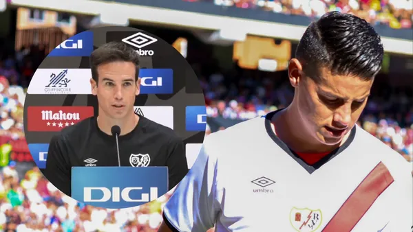 Foto: redes sociales de Rayo Vallecano y James.