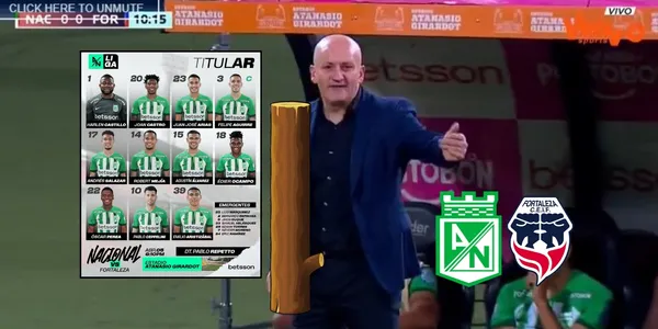 Foto tomada de una captura de Win Sports y Twitter Nacional.