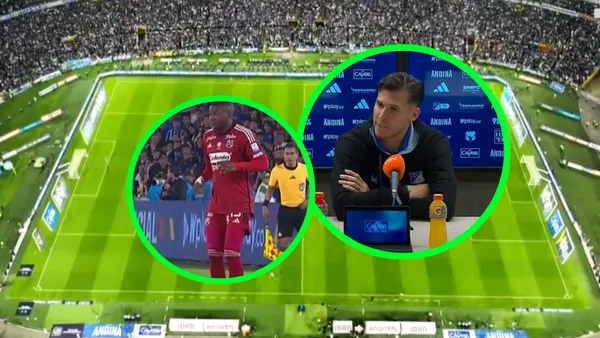 Francisco Chaverra y Juan Pablo Vargas Foto: Captura de Win Sports y Dimayor