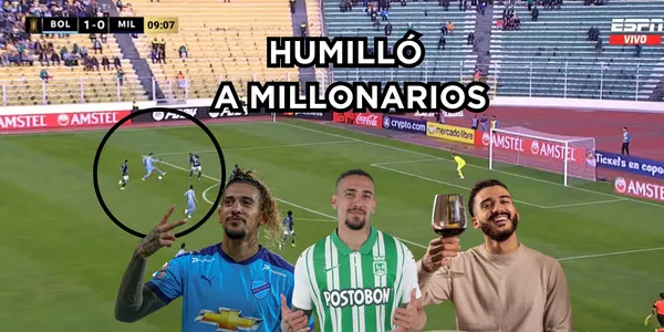 Francisco Da Costa le anotó el 2 a 0 de Bolívar a Atlético Nacional en la Copa Libertadores