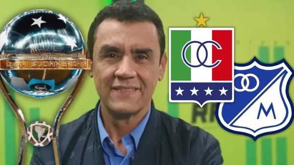 Francisco Pacho Vélez Foto: Escudoteca, Conmebol y Captura de ESPN