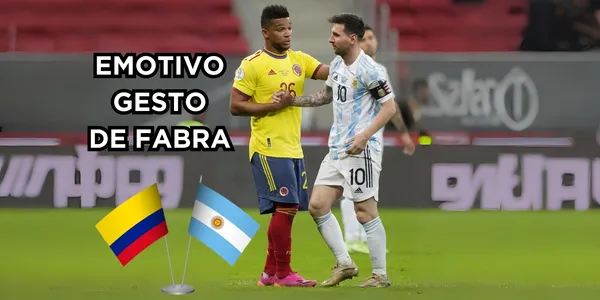 Frank Fabra es noticia en Argentina con un emotivo gesto que tuvo.