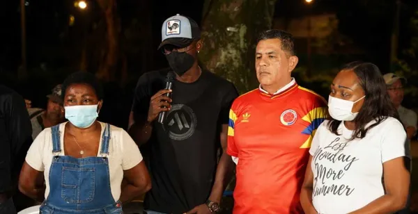 Freddy Steven Rincón hablo para las cámaras de Win Sports, y se vio bastante tranquilo, y pidiéndole mucho a dios.