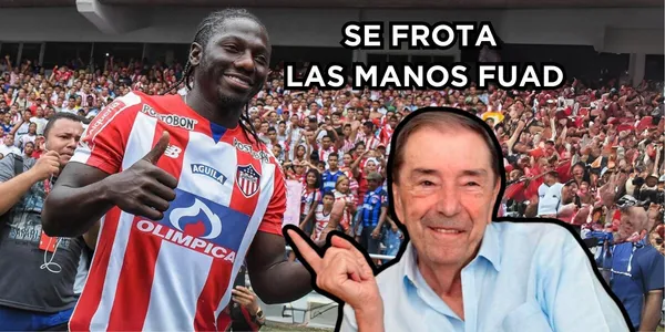 Fuad Char recibe en Junior FC la mejor noticia gracias a Yimmi Chará.