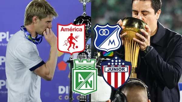 Fútbol Colombiano Foto: Escudoteca y Liga Betplay