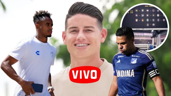 Fútbol Colombiano Foto: James Rodríguez Oficial, Falcao, Liga Betplay y Tuzos