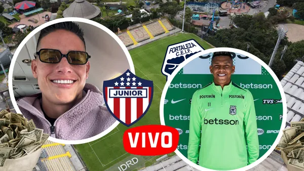 Fútbol Colombiano Foto: James Rodríguez Oficial, Nacionaoficial, IDRD y Escudoteca