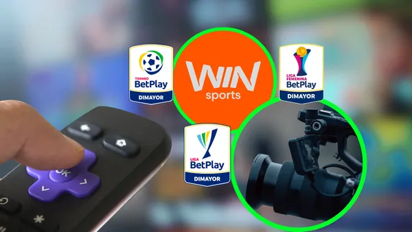 Fútbol Colombiano Foto: Pexels, Win Sports y Escudoteca