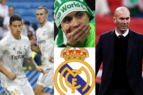 Gareth Bale no tuvo una buena relación con Zinedine Zidane al igual que James Rodríguez en el Real Madrid
