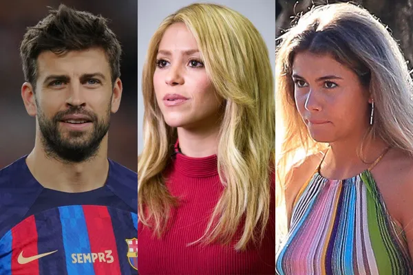 Gerard Piqué sigue sufriendo el karma de haber traicionado a Shakira y ni con la nueva novia la puede olvidar.