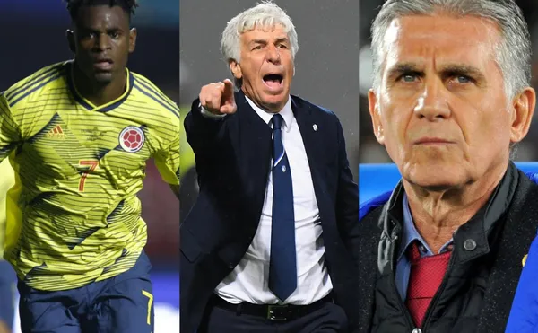 Gian Piero Gasperini habló sobre el nivel de Duván Zapata luego de llegar de las fechas de Eliminatorias con la Selección de Colombia.