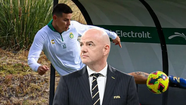 Gianni Infantino dejó a James Rodríguez sin Mundial de Clubes Foto: James Rodríguez y FIFA