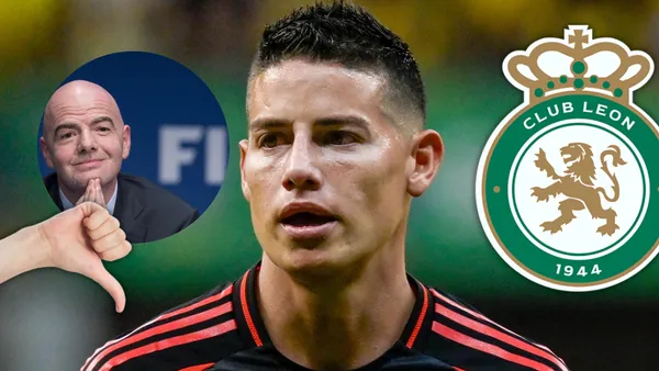 Gianni Infantino y la mala noticia que recibieron James Rodríguez y León Foto: James Rodríguez, FIFA, Escudoteca