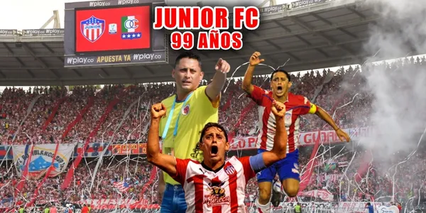 Giovanni Hernández reaccionó a los 99 años del Junior FC.
