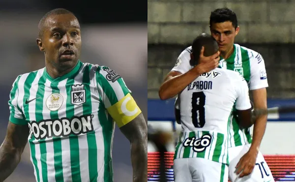 Giovanni Moreno le comunicó algo importante a Dorlan Pabón en la final contra el Deportes Tolima.