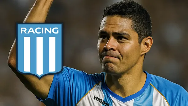 Giovanni Moreno y su recordado pasado en Racing Club, conoce el detrás de la historia Foto: Escudoteca y Creada con Chat GPT