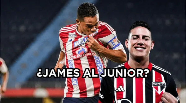 Goleador del Junior se refirió ante la posible llegada de James Rodríguez.