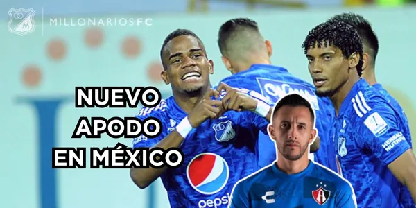 Guerra con nuevo apodo en México. Foto de Guerra tomada de Twitter @MillosFCoficial, foto Camilo del Web site Atlas.