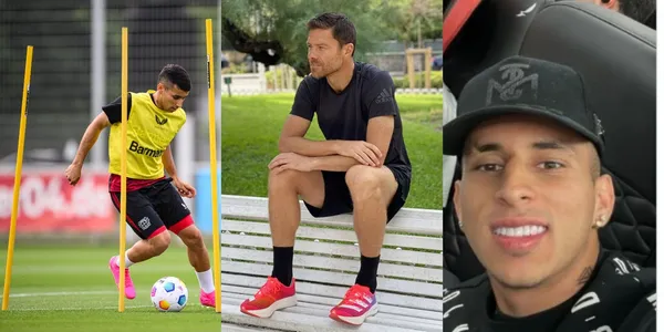 Gustavo Puerta firme en la pretemporada del Bayer Leverkusen bajo el mando de Xabi Alonso.