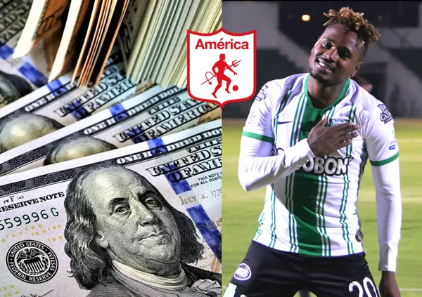 Gustavo Torres es del interés de América de Cali, pero Atlético Nacional le manifestó que solo lo soltaría en venta y esta sería la cifra que piden